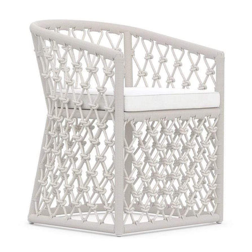 Amelia Outdoor Dining Chair - White - Outdoor Dining Chairs - - Greathouse