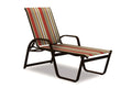 Aruba High Back Lay Flat Stacking Chaise - Outdoor Chaise Lounges - - Greathouse