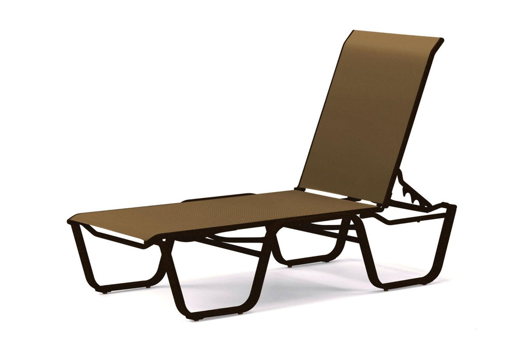 Aruba Armless Lay Flat Stacking Chaise - Outdoor Chaise Lounges - - Greathouse