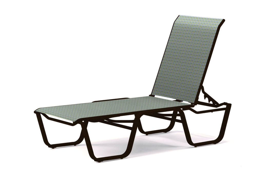 Aruba Armless Lay Flat Stacking Chaise - Outdoor Chaise Lounges - - Greathouse