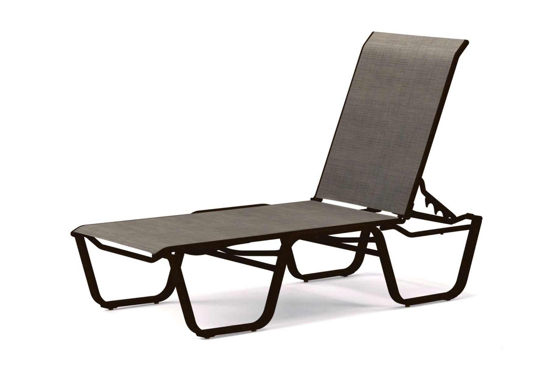 Aruba Armless Lay Flat Stacking Chaise - Outdoor Chaise Lounges - - Greathouse