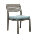 Aspen Dining Side Chair (Sold in Pairs) - Aluminum - - Greathouse