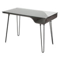 Avery Dark Gray Writing Desk 23 x 45" - desk - - Greathouse
