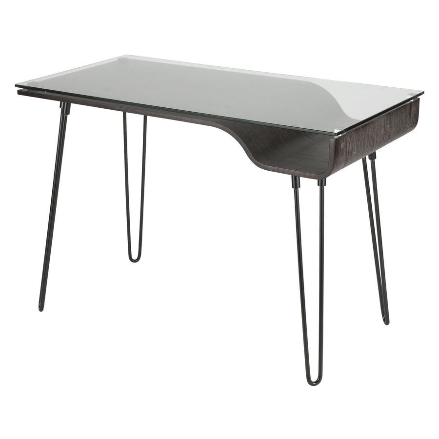 Avery Dark Gray Writing Desk 23 x 45"