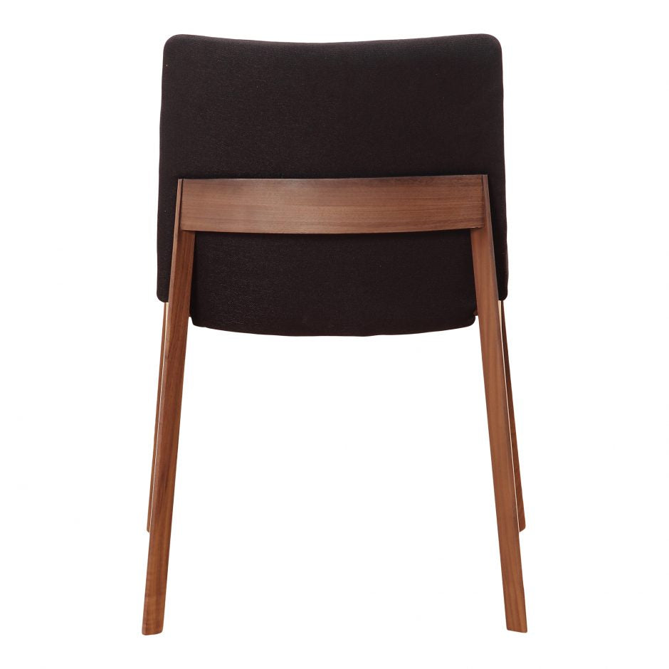 Pair of DECO DINING CHAIRs BLACK - Dining Chairs - - Greathouse