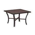 Banchetto 42" Square Dining Table - Aluminum - - Greathouse