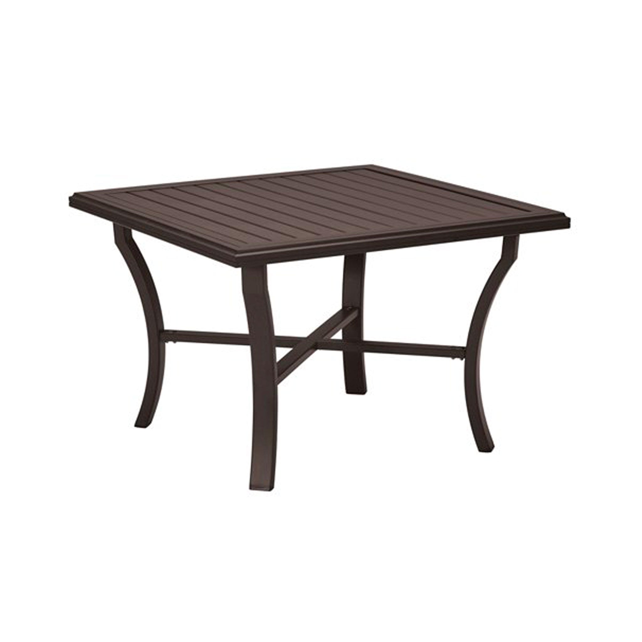 Banchetto 42" Square Dining Table - Aluminum - - Greathouse