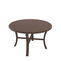 Banchetto 48" Round Dining Table - Aluminum - - Greathouse
