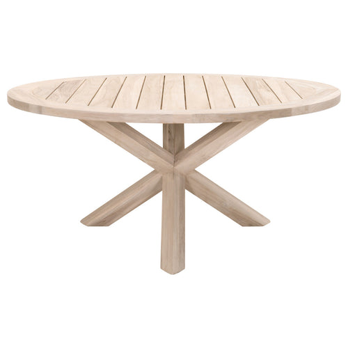 Boca 63" Round Teak Table - Outdoor Teak - - Greathouse