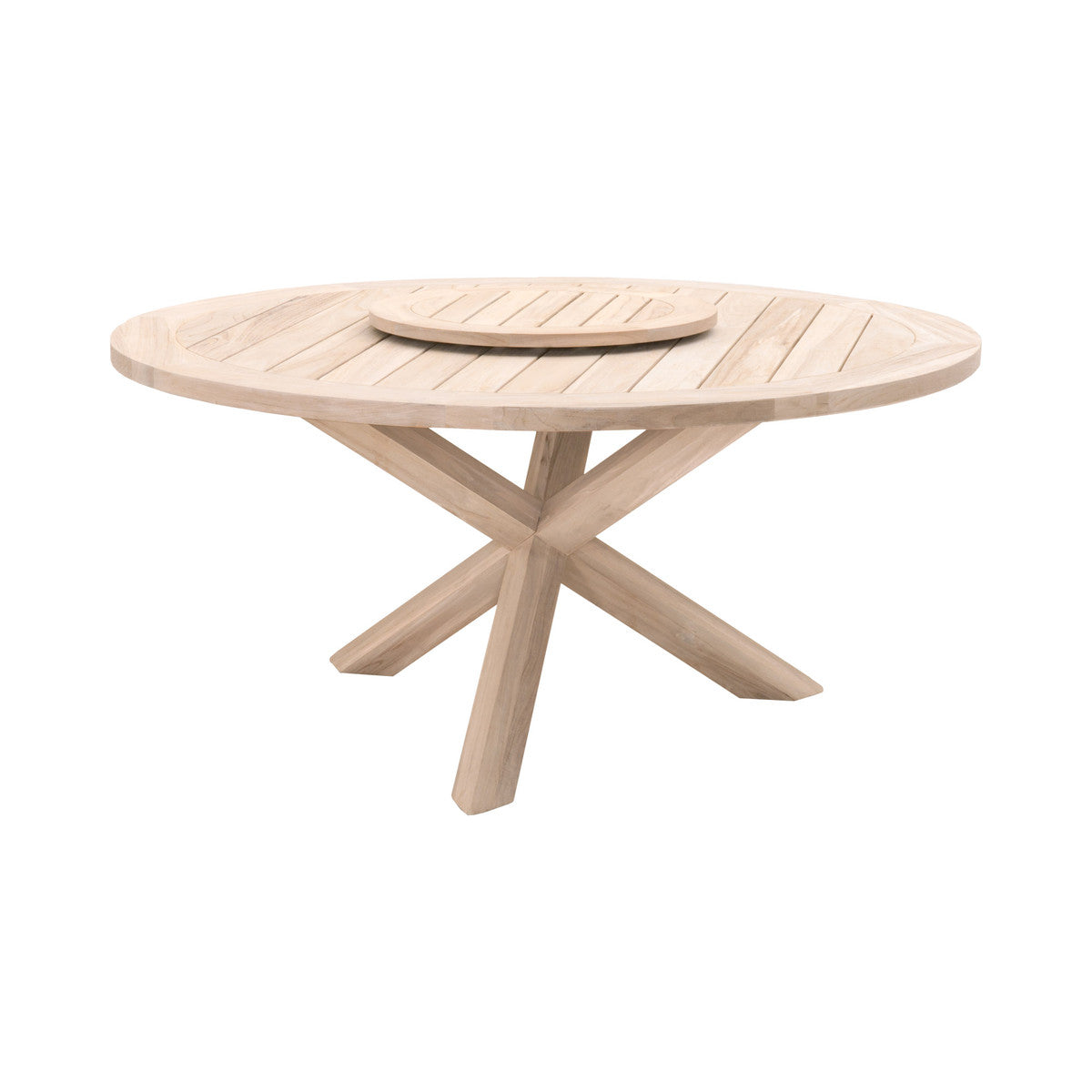 Boca 63" Round Teak Table