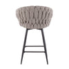 Braided Matisse Counter Stool