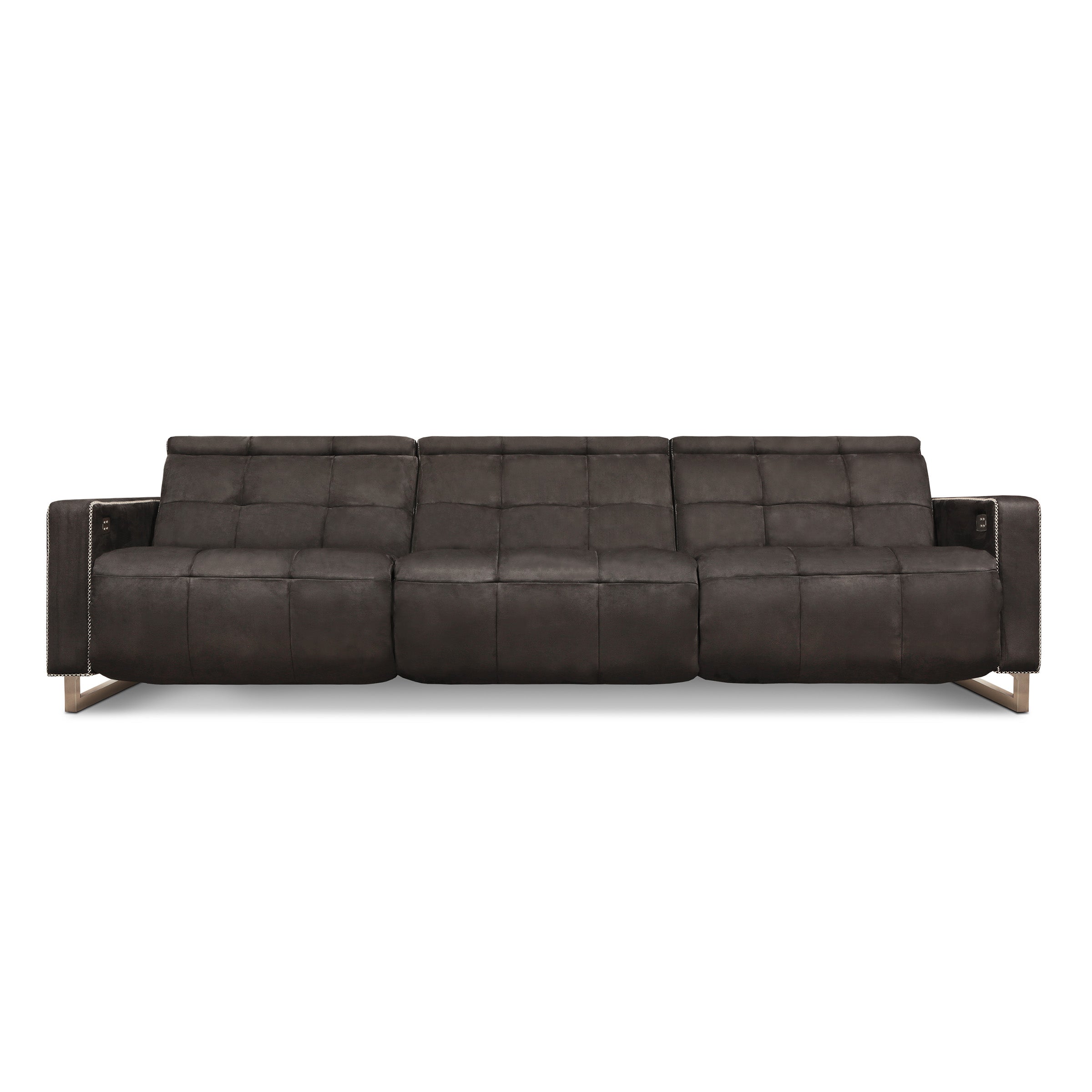 Casino Royale Leather Motion Sofa Love Seat
