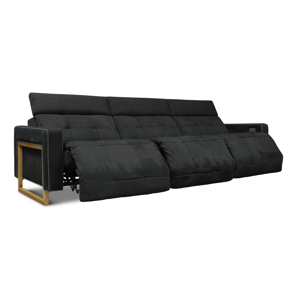 Casino Royale Leather Motion Sofa Love Seat - Leather Sofa - - Greathouse