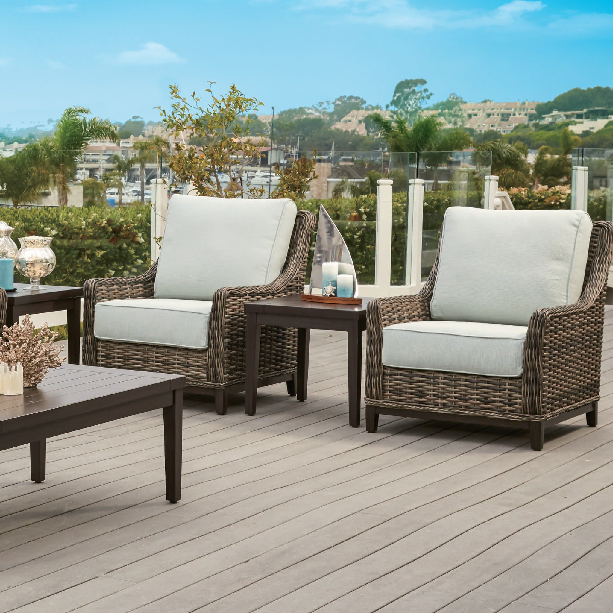 Catalina High Back Club Chair Sets