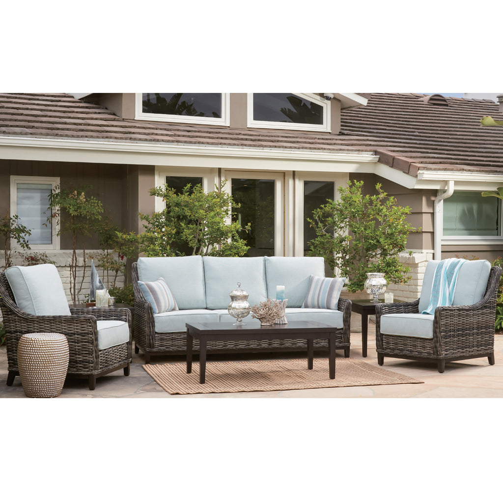 Catalina High Back Sofa Seating Sets - Outdoor Wicker - - Greathouse