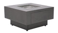 32" Square Faux Concrete Firetable - Fire Tables - - Greathouse