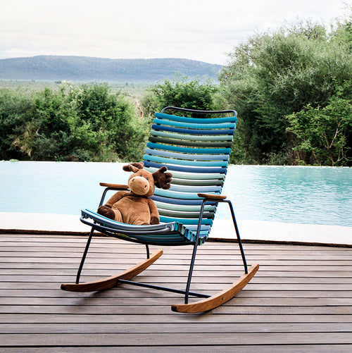 Click Outdoor Rocking Chair - Aluminum - - Greathouse