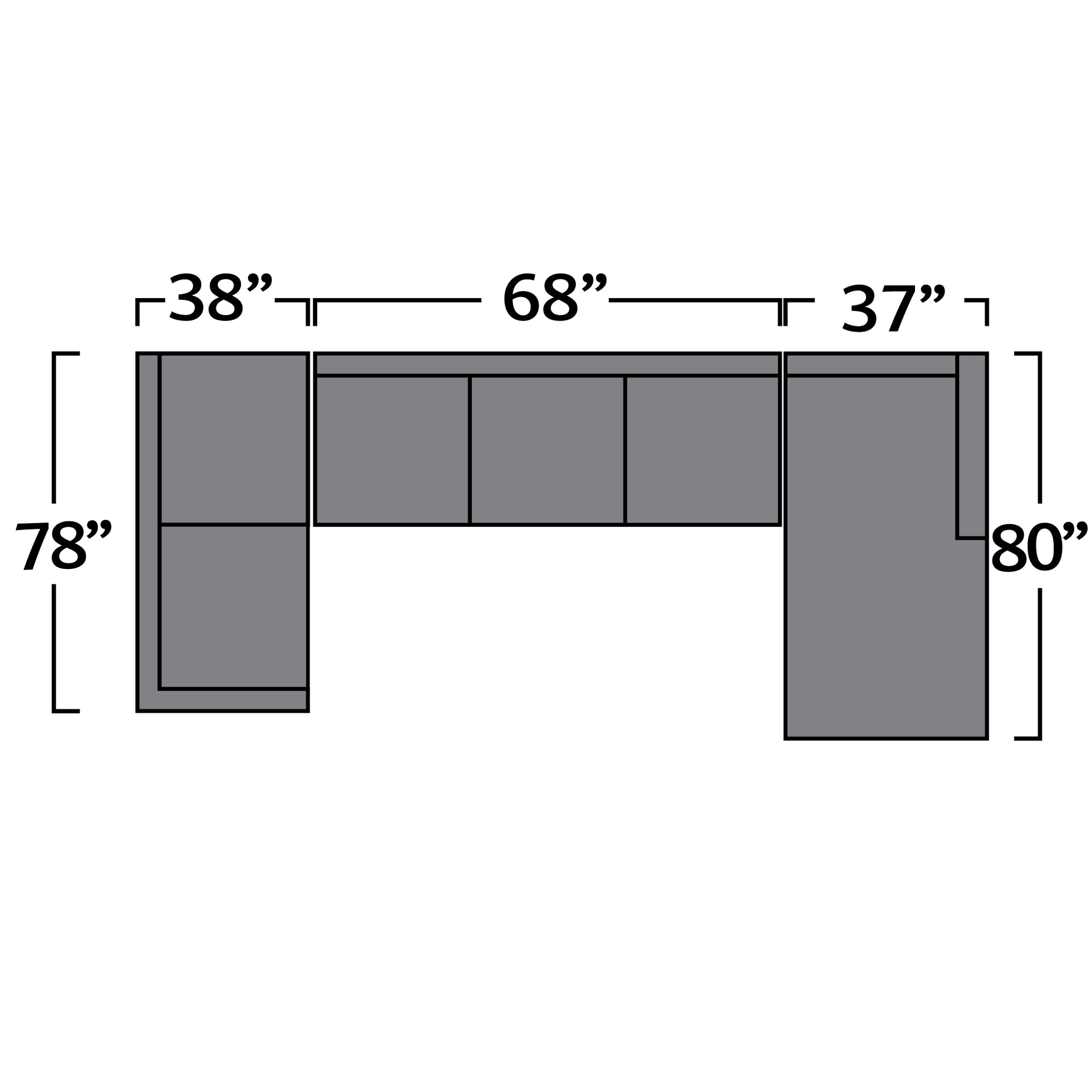 Clifford 3 Piece Sectional