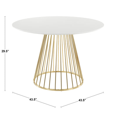 Canary 43" Round Dining Table