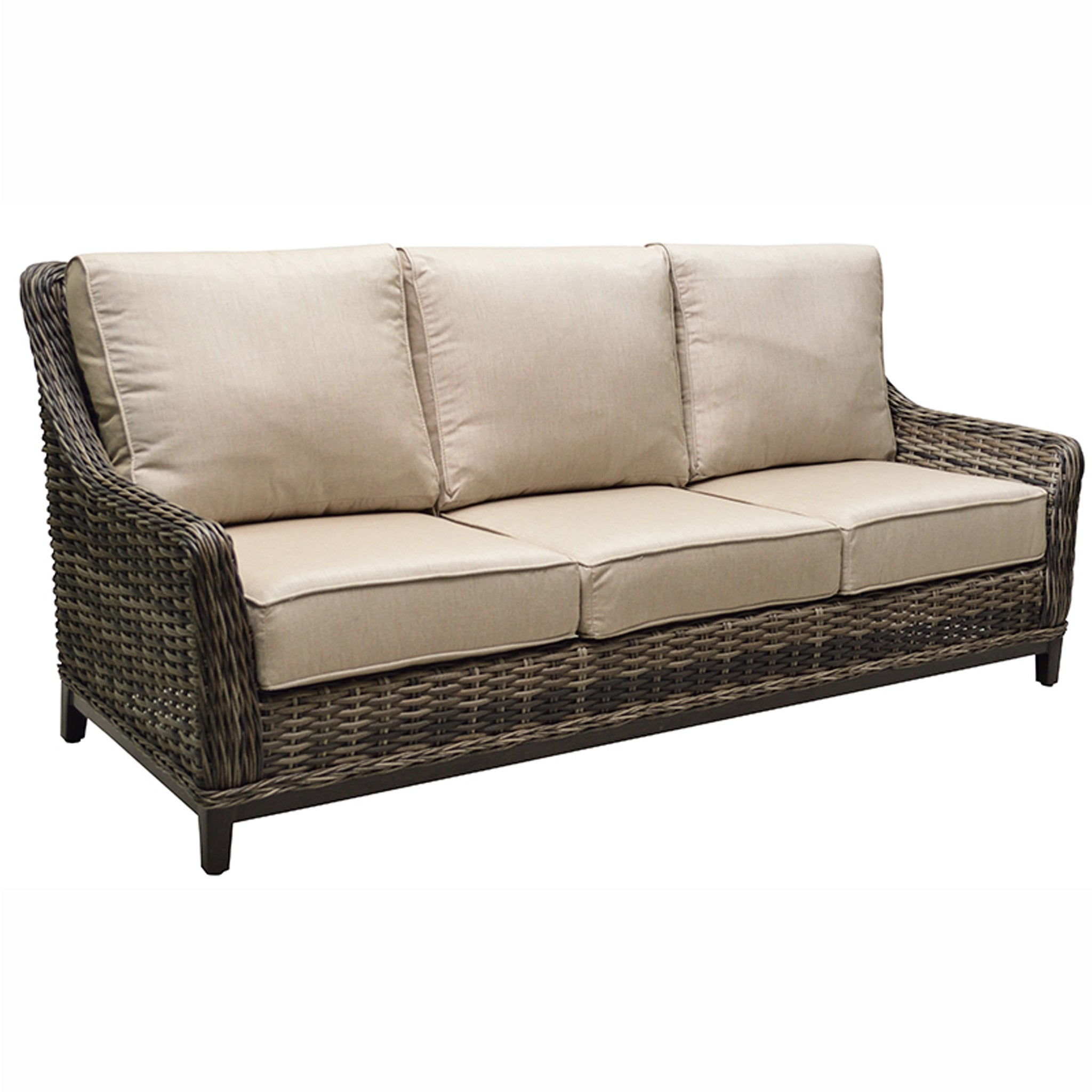 Catalina High Back Sofa Seating Sets - Outdoor Wicker - - Greathouse