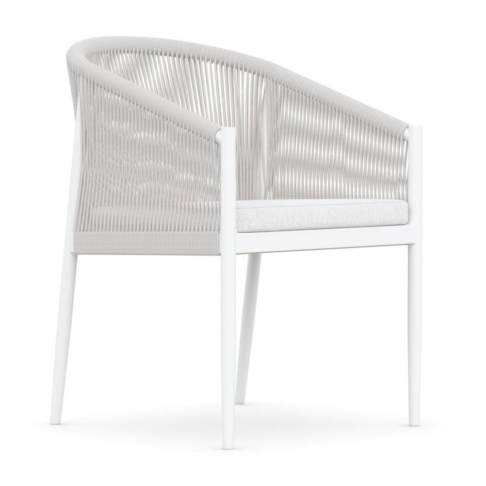 Catalina Outdoor Dining Chair - White - Outdoor Dining Chairs - - Greathouse