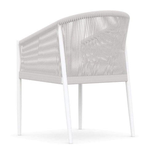 Catalina Outdoor Dining Chair - White - Outdoor Dining Chairs - - Greathouse