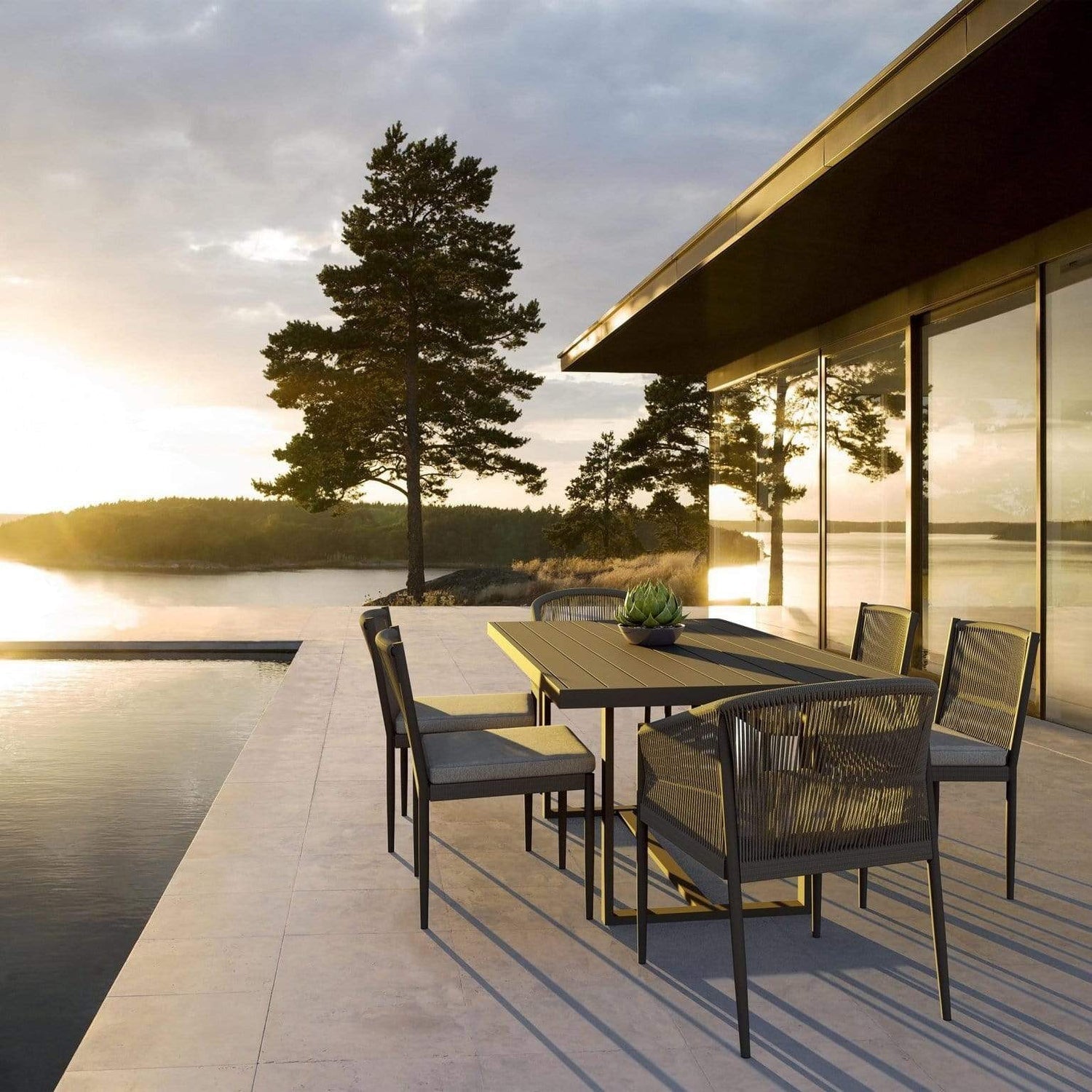 Catalina Outdoor Dining Chair - Ash