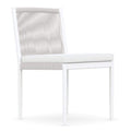 Catalina Outdoor Dining Side Chair - White - Outdoor Dining Chairs - - Greathouse