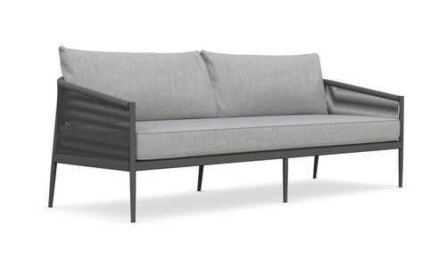 AZ Catalina Sofa - Charcoal - Aluminum - - Greathouse