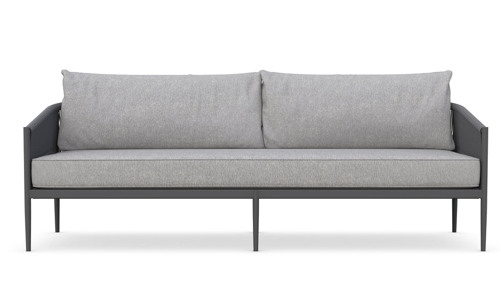AZ Catalina Sofa - Charcoal - Aluminum - - Greathouse