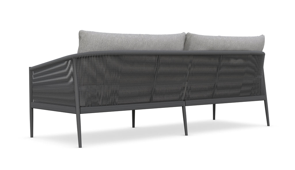 AZ Catalina Sofa - Charcoal - Aluminum - - Greathouse