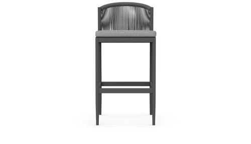 Catalina Outdoor Bar Stool - Ash - outdoor bar counter stool - - Greathouse