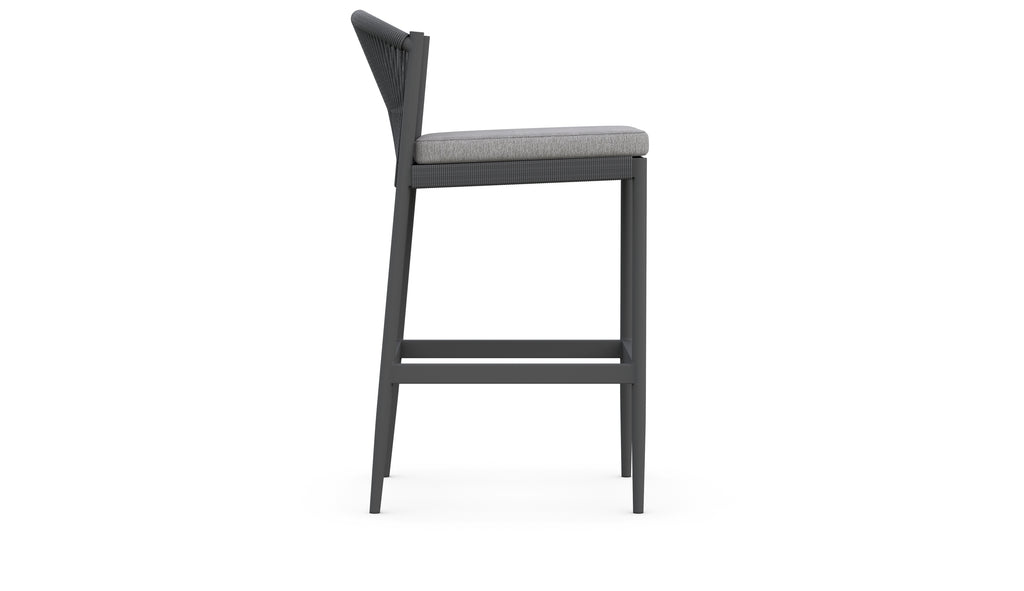 Catalina Outdoor Bar Stool - Ash - outdoor bar counter stool - - Greathouse