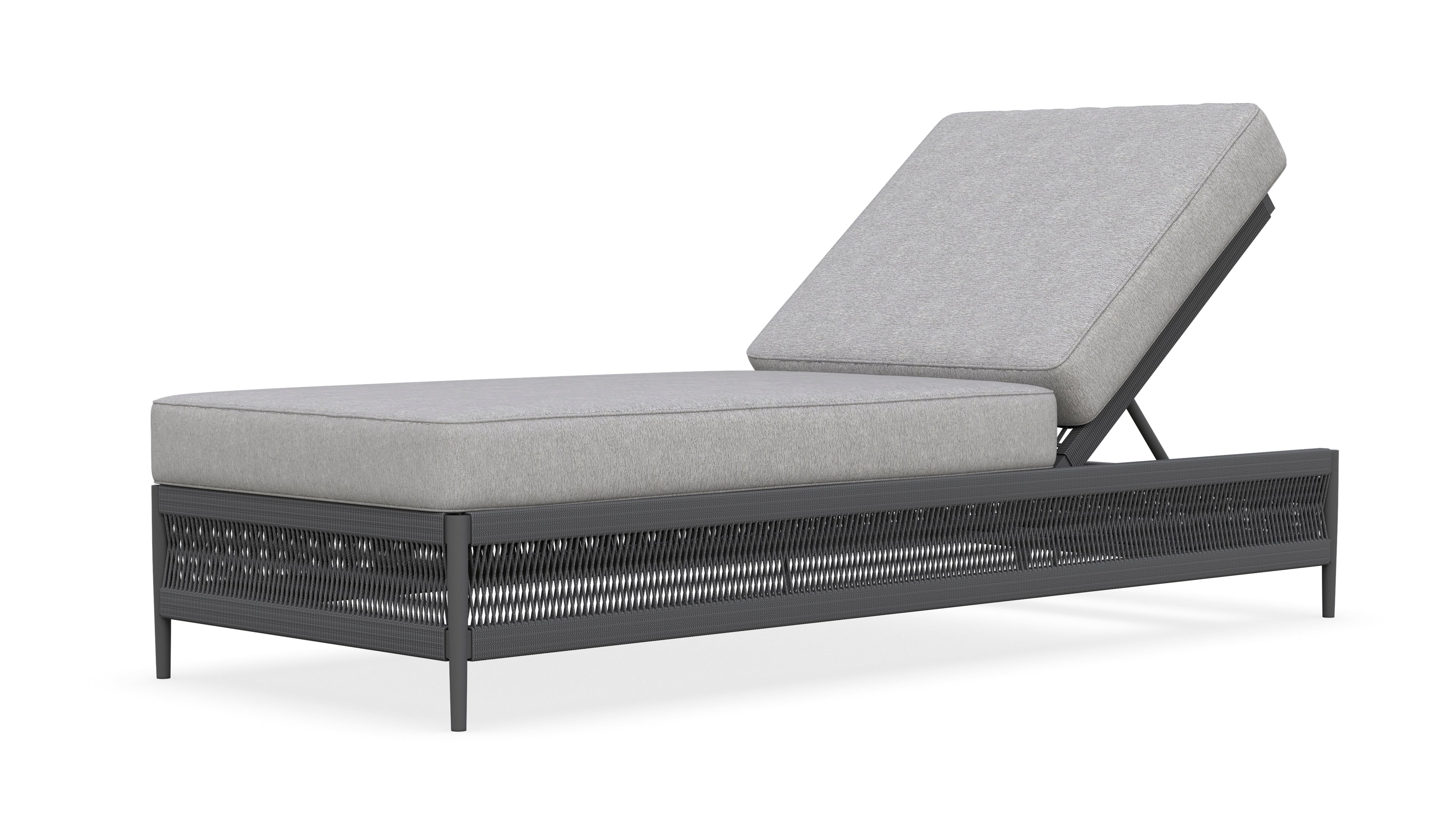Catalina Chaise Lounge - Ash - Aluminum - - Greathouse