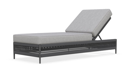 Catalina Chaise Lounge - Ash - Aluminum - - Greathouse