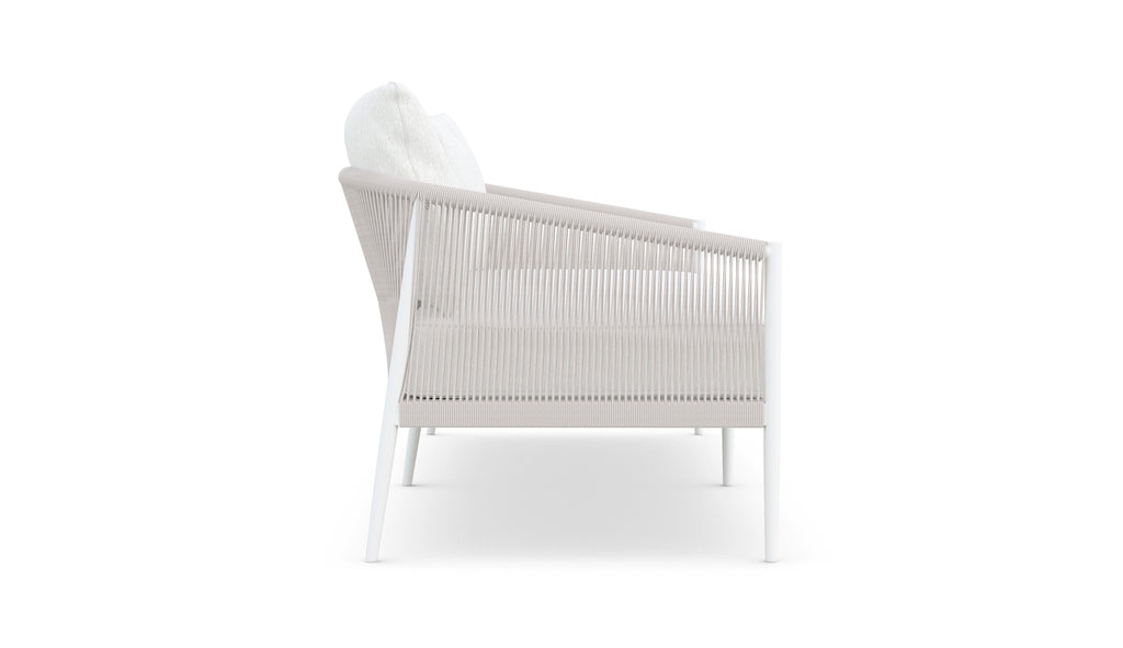 AZ Catalina Sofa - White - Aluminum - - Greathouse