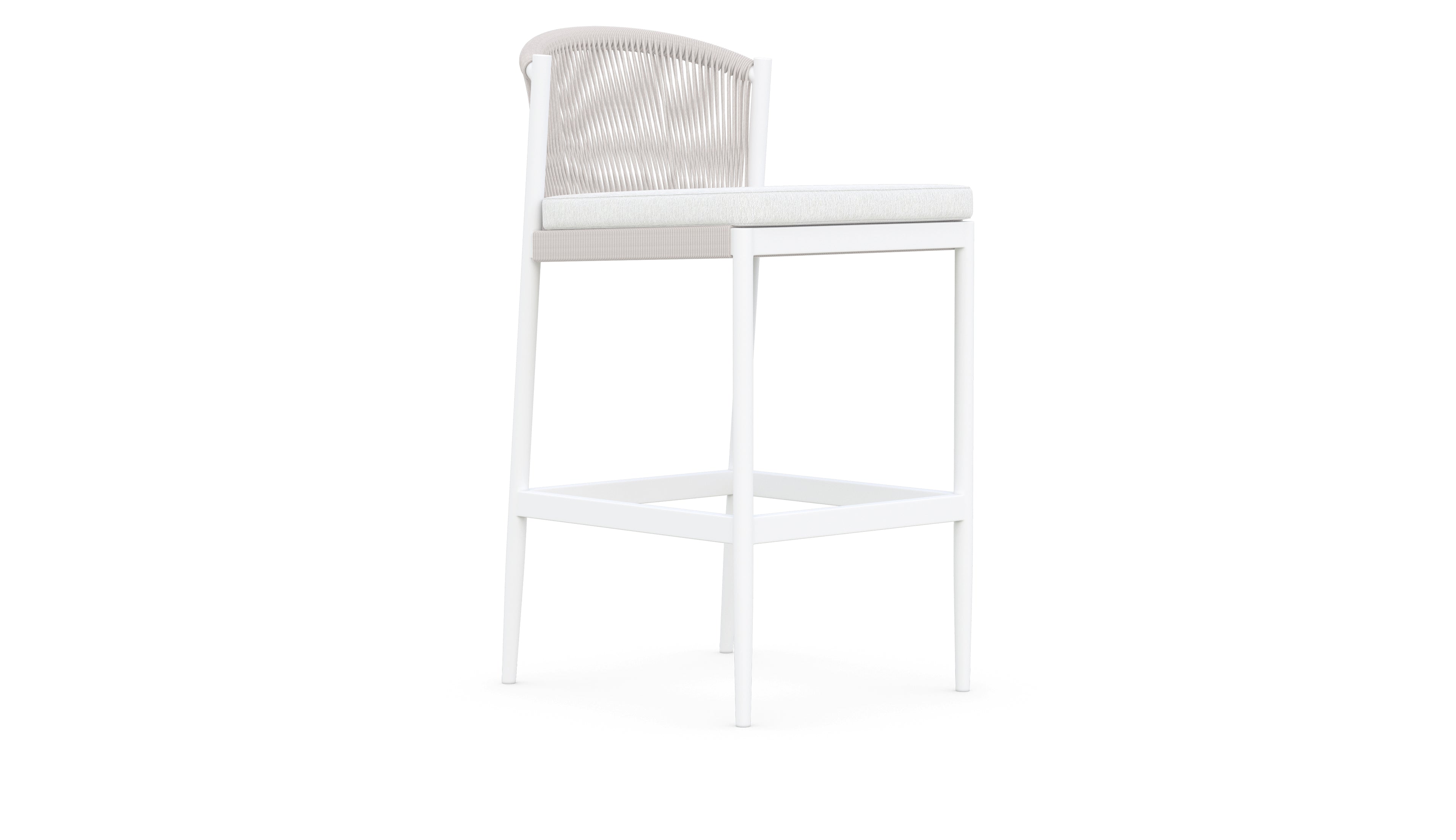 Catalina Outdoor Bar Stool - White