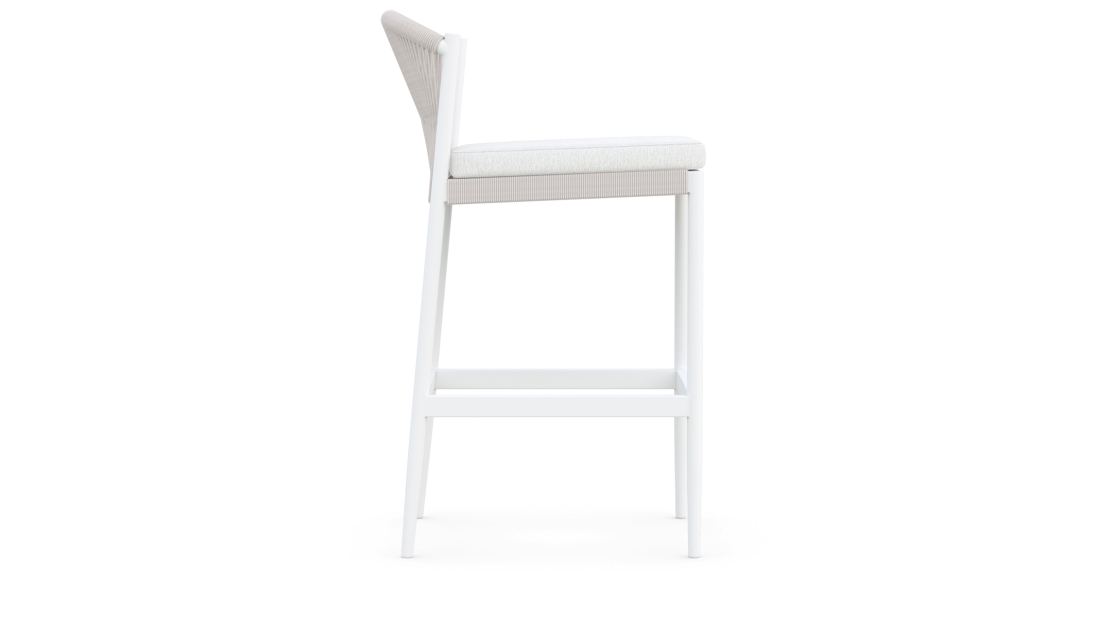 Catalina Outdoor Bar Stool - White