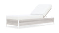 Catalina Chaise Lounge - White - Aluminum - - Greathouse