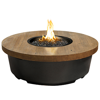 Reclaimed Wood Contempo Round Firetable