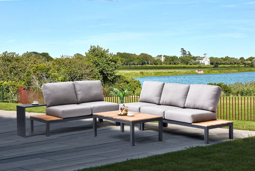 Coronado 3 Piece Sectional with Corner End Table - Outdoor Wicker - - Greathouse
