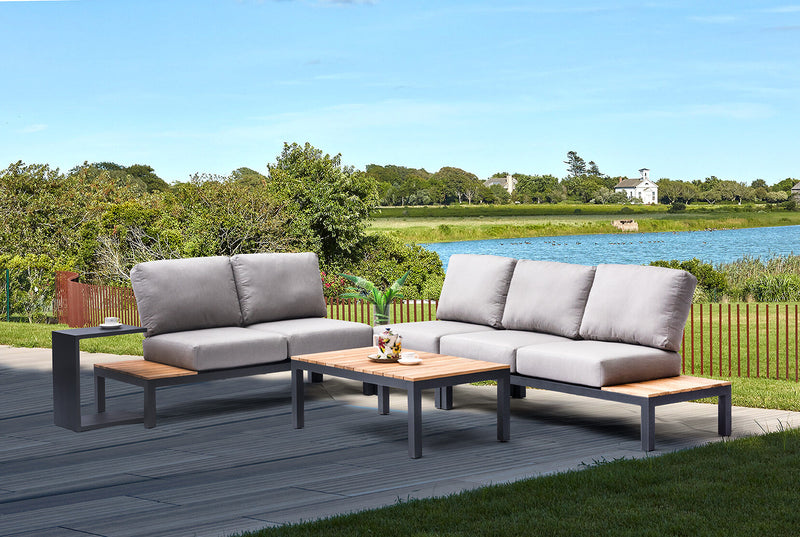 Coronado 3 Piece Sectional with Corner End Table - Outdoor Wicker - - Greathouse