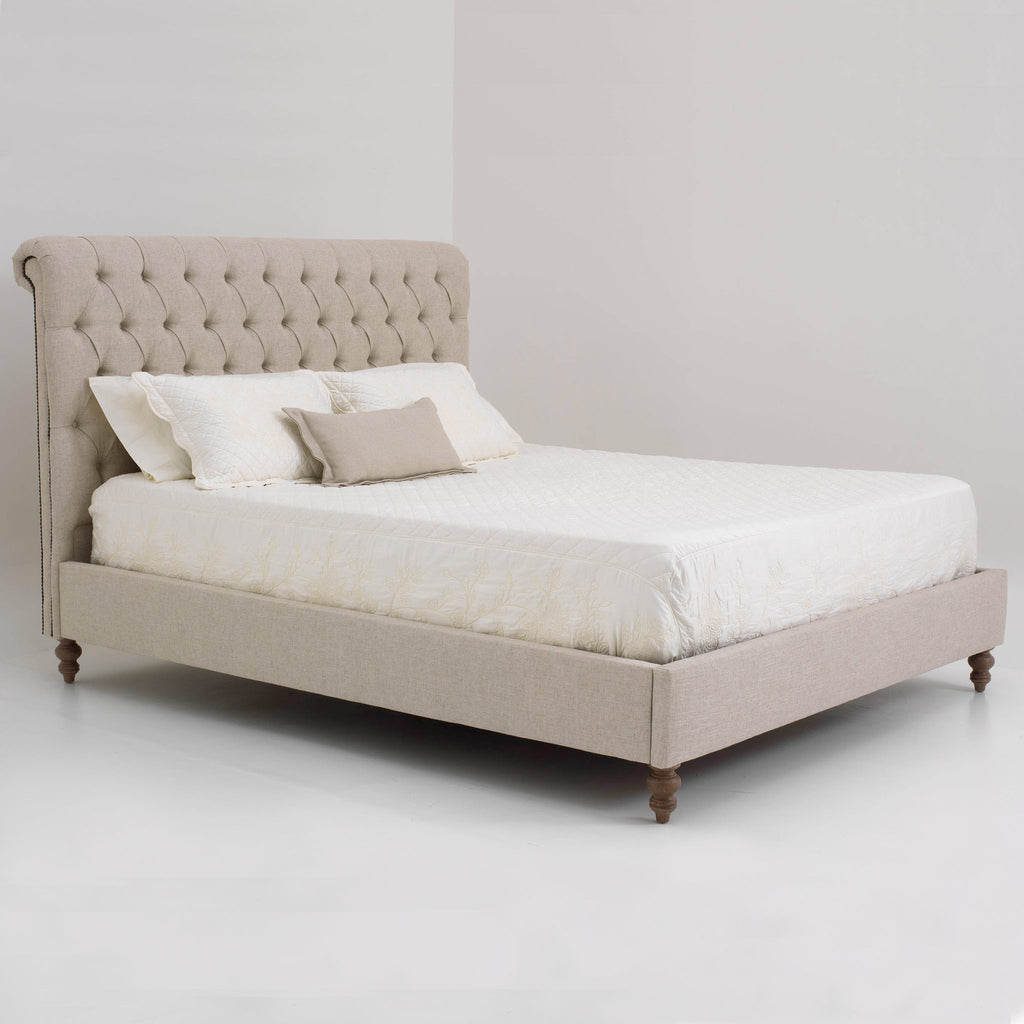 Delaney Upholstered Bed - Beds - - Greathouse