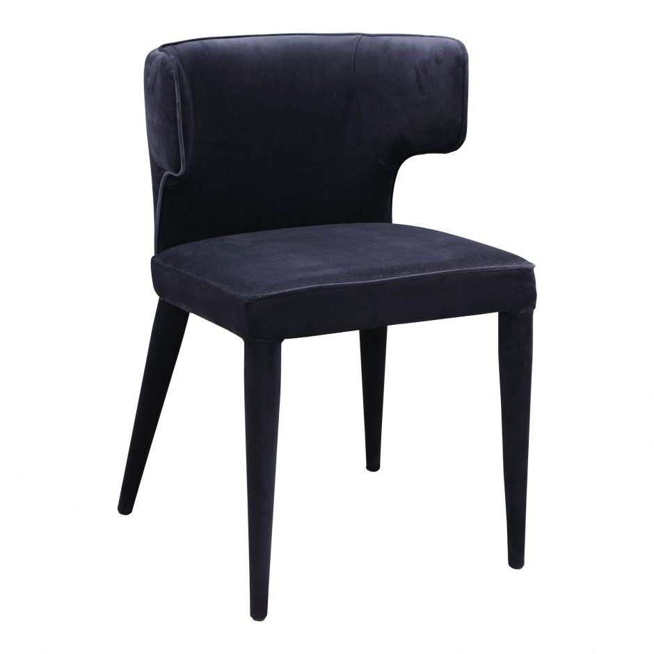 Pair Of JENNAYA DINING CHAIRs BLACK - Dining Chairs - - Greathouse