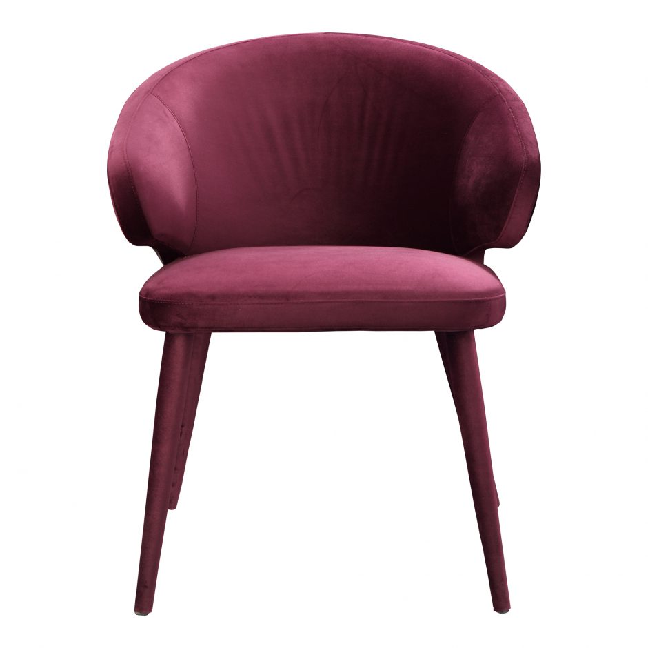Pair of STEWART DINING CHAIRs PURPLE