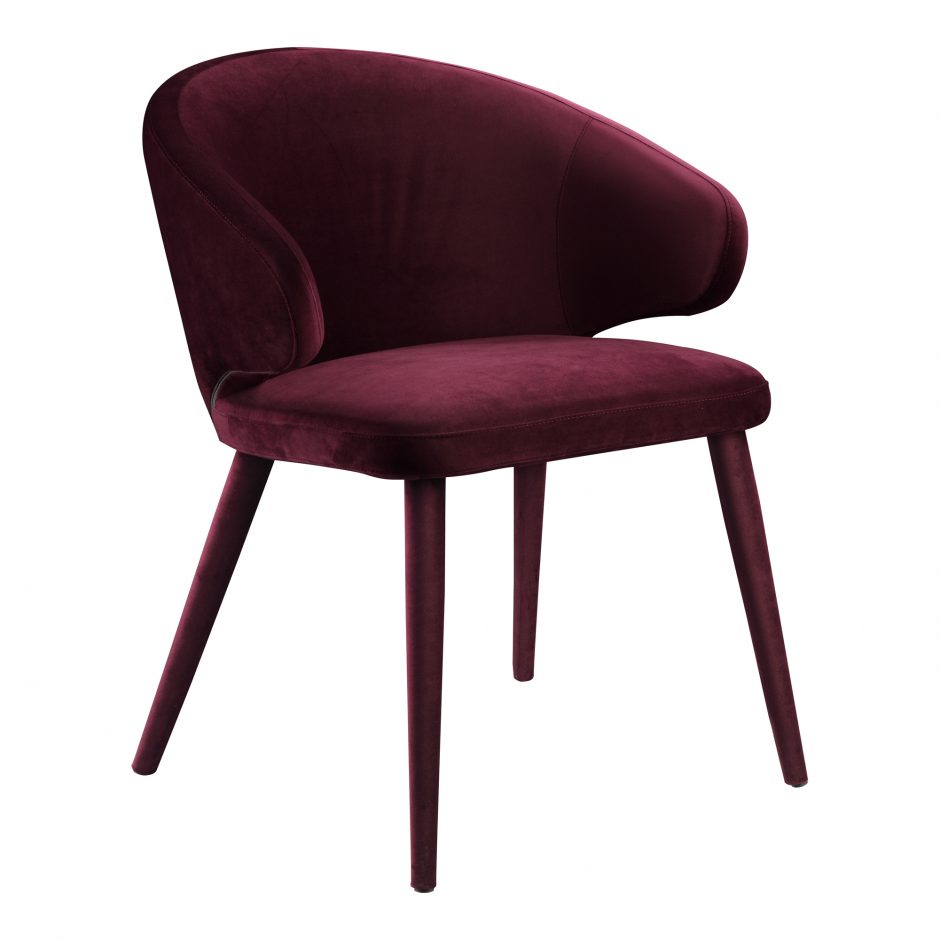 Pair of STEWART DINING CHAIRs PURPLE