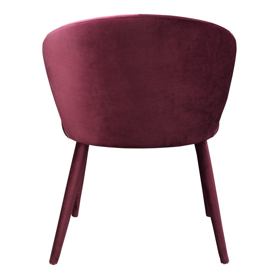 Pair of STEWART DINING CHAIRs PURPLE Greathouse