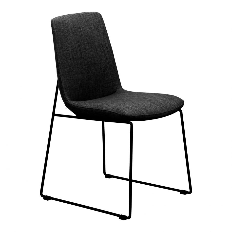 Pair of RUTH DININGs CHAIR BLACK - Dining Chairs - - Greathouse