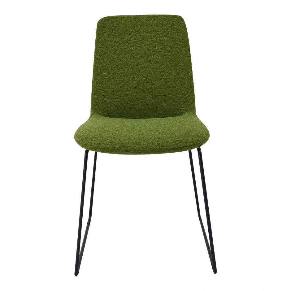 Pair Of RUTH DINING CHAIRs GREEN - Dining Chairs - - Greathouse