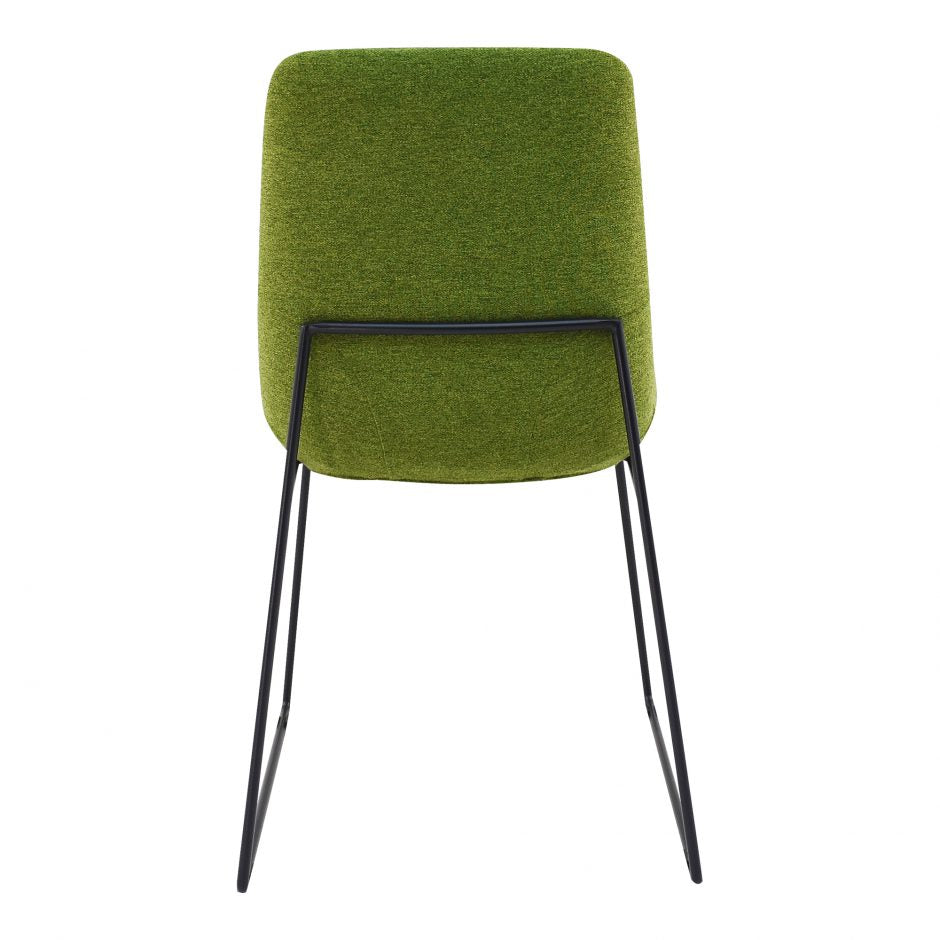 Pair Of RUTH DINING CHAIRs GREEN - Dining Chairs - - Greathouse